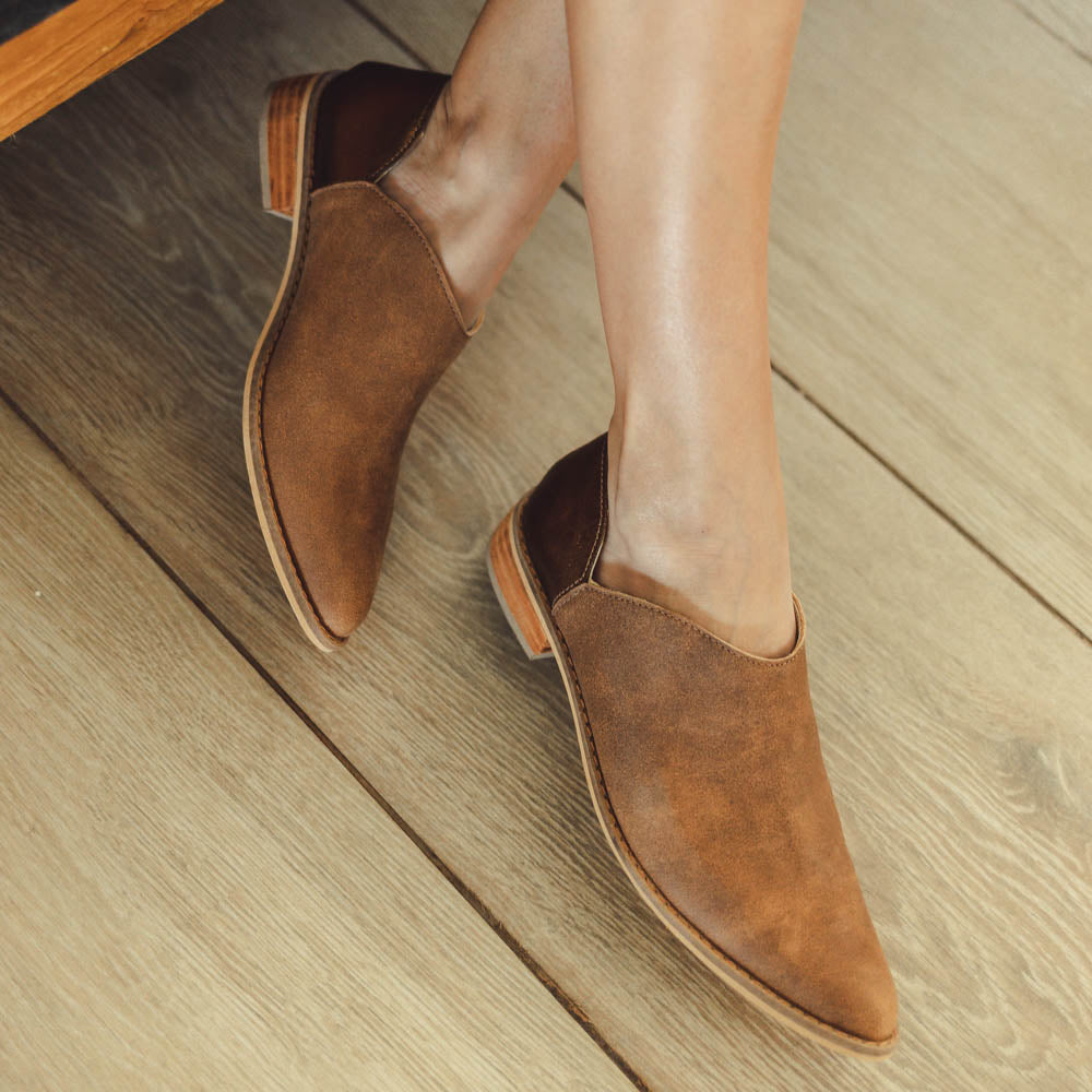 Babucha María Camel Dorado