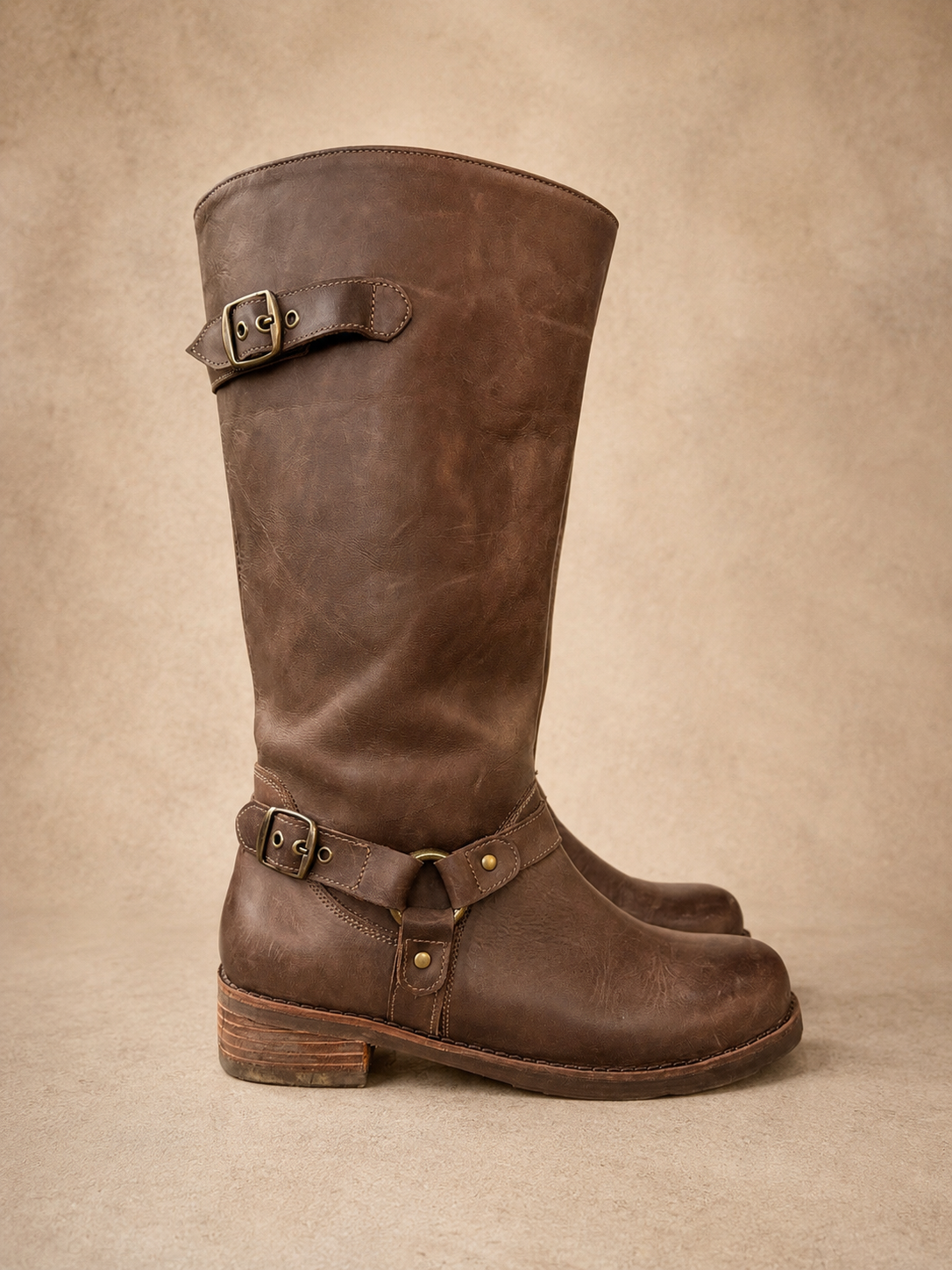 Bota Leonor Cuero Chocolate | Hecha a Mano en Chile