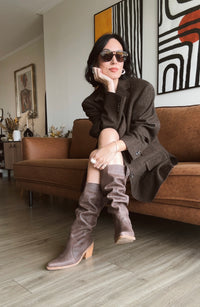 Bota Antonia Cuero Chocolate