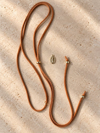 Collar XS gamuza Medalla enchapada en oro